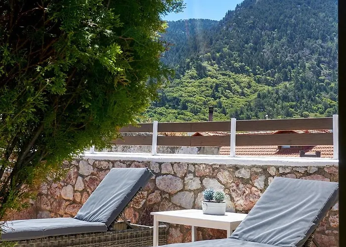 빌라 Fontana Luxury With Pool Near Sálakos