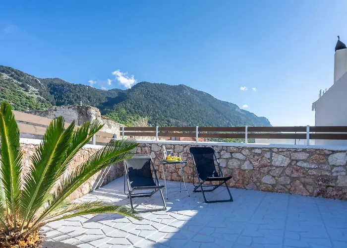 Villa Fontana Luxury With Pool Near Sálakos